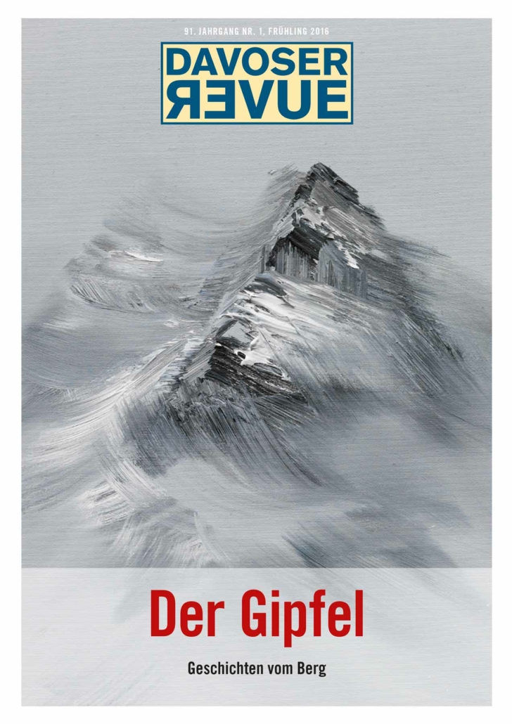 Davoser Revue – Ausgabe Gipfel, Titelbild