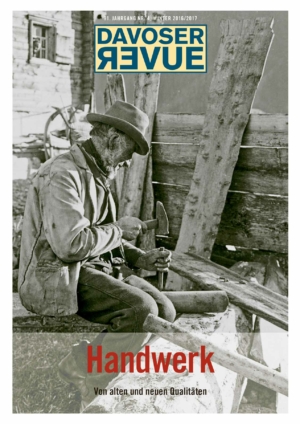 Davoser Revue – Ausgabe Handwerk, Titelbild
