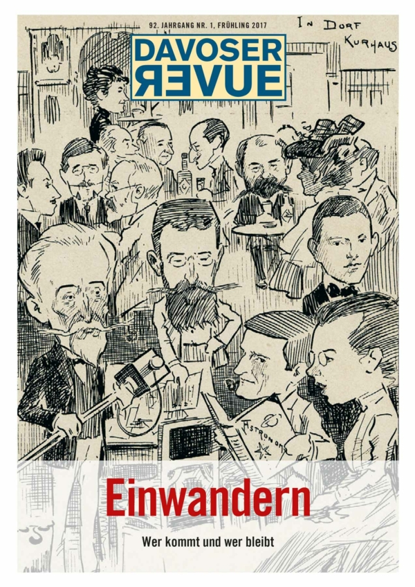 Davoser Revue – Ausgabe Einwandern, Titelbild