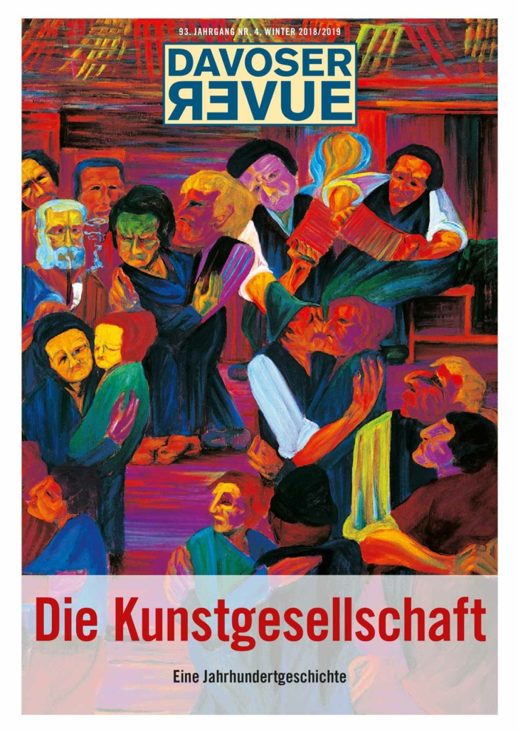 Davoser Revue – Ausgabe Kunstgesellschaft, Titelbild