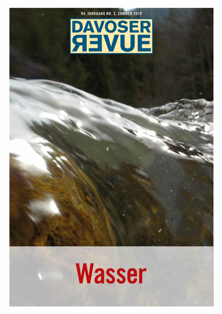 Davoser Revue – Ausgabe Wasser, Titelbild